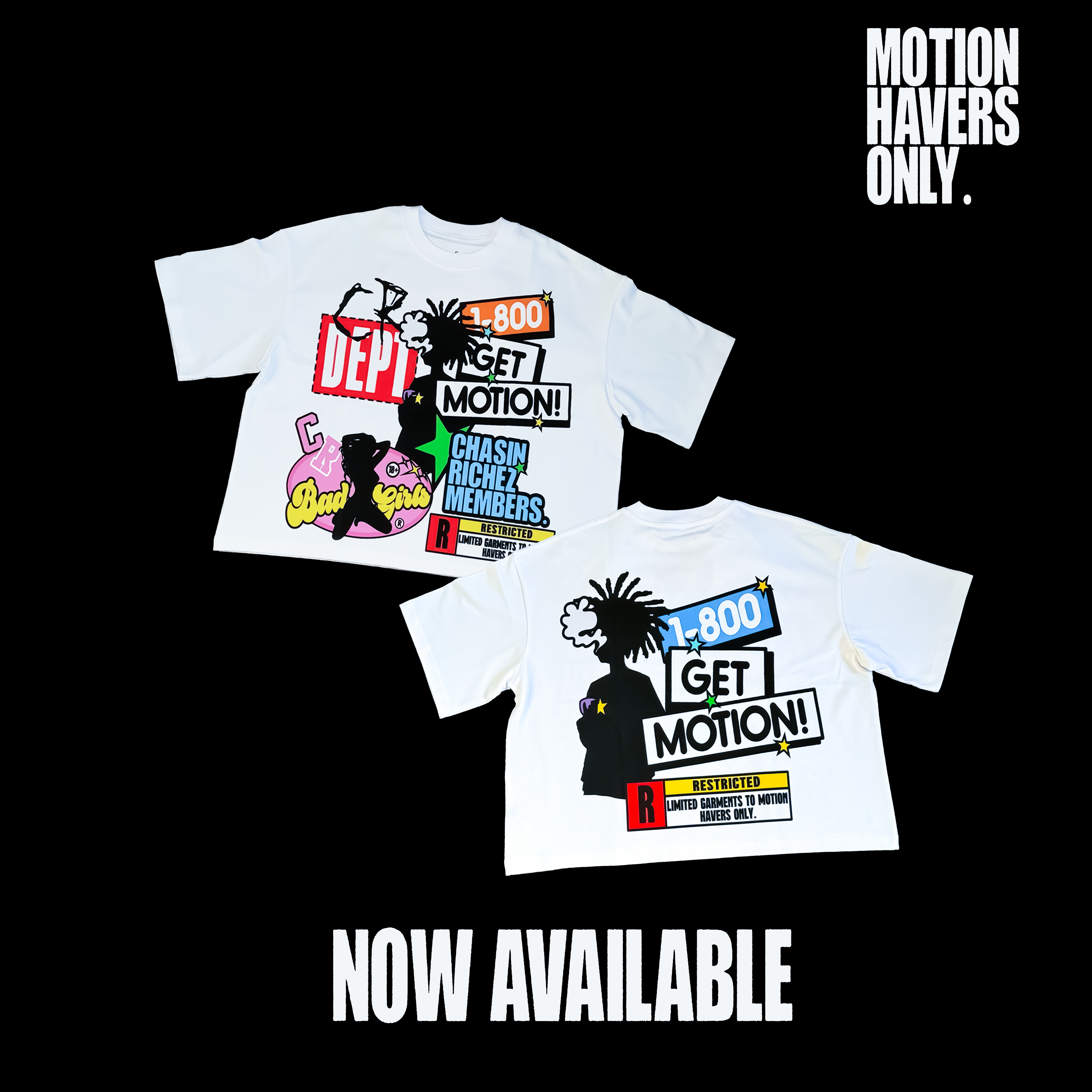 1-800 GET MOTION BOX TEE
